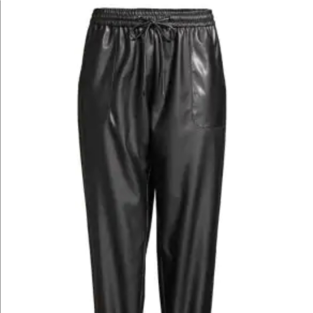 Elie Tahari Faux Leather Zuma Pants - New